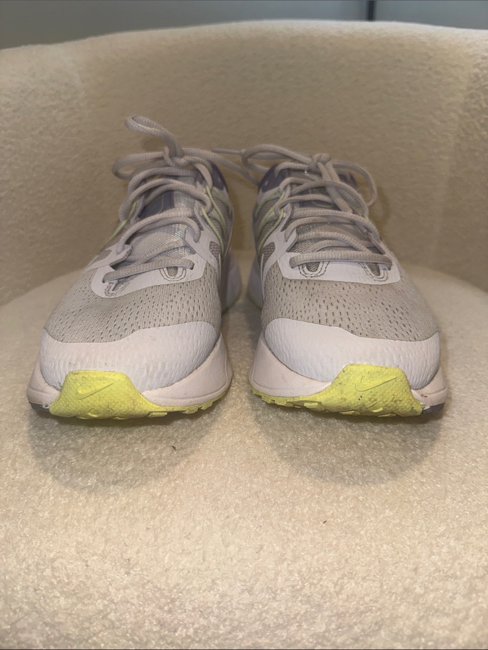 Nike Zoom Span Women's Gray & Lilac Running Sneakers - Picture 4 of 10